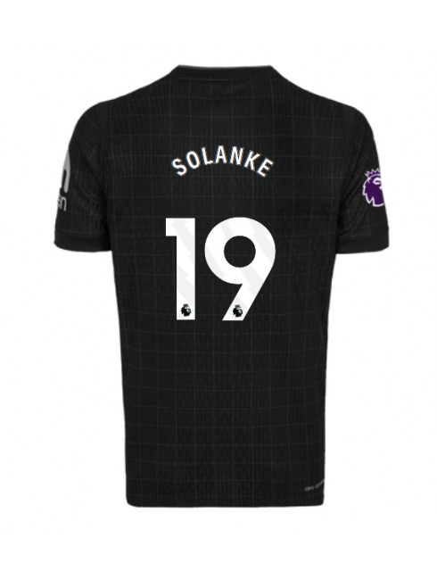 Moški Nogometna dresi replika Tottenham Hotspur Dominic Solanke #19 Gostujoči 2025-26 Kratek rokav Moški Nogometna dresi replika Tottenham Hotspur Dominic Solanke #19 Gostujoči 2025-26 Kratek rokav